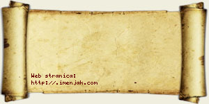 Jana Peričić vizit kartica